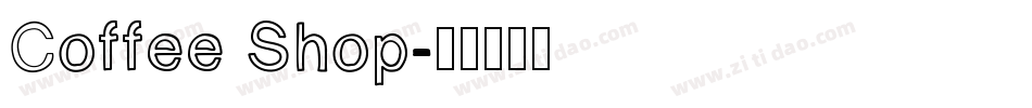 Coffee Shop字体转换